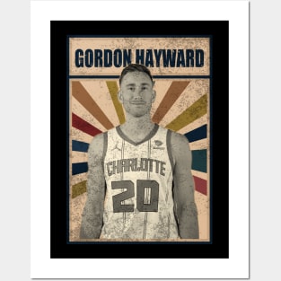 Charlotte Hornets Gordon Hayward Posters and Art